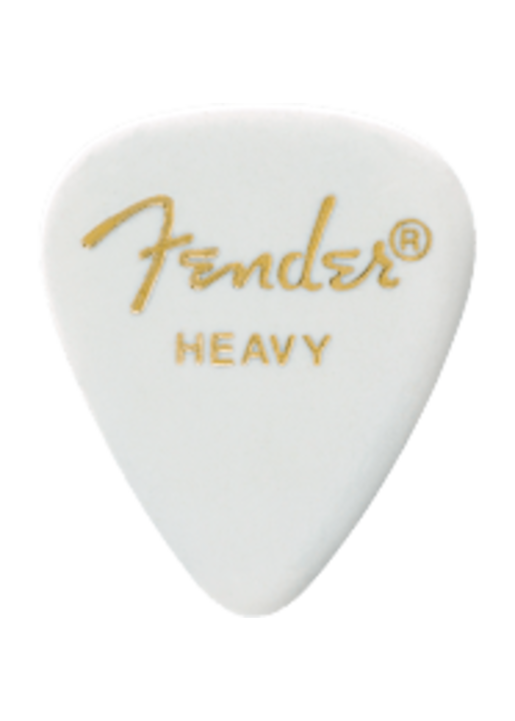 Fender 1980351980 351 Classic Celluloid Guitar Picks Heavy, White