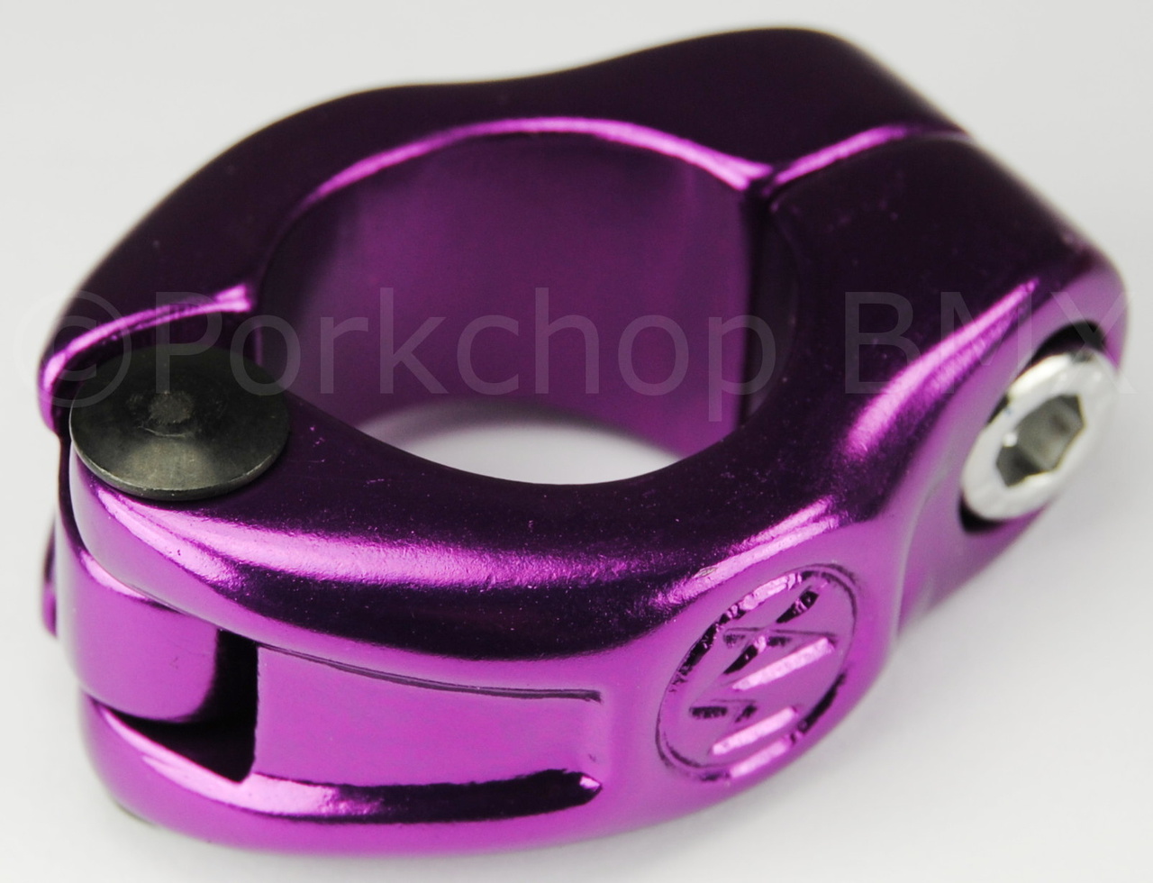 MX style hinged BMX bicycle seat clamp - 25.4mm (1