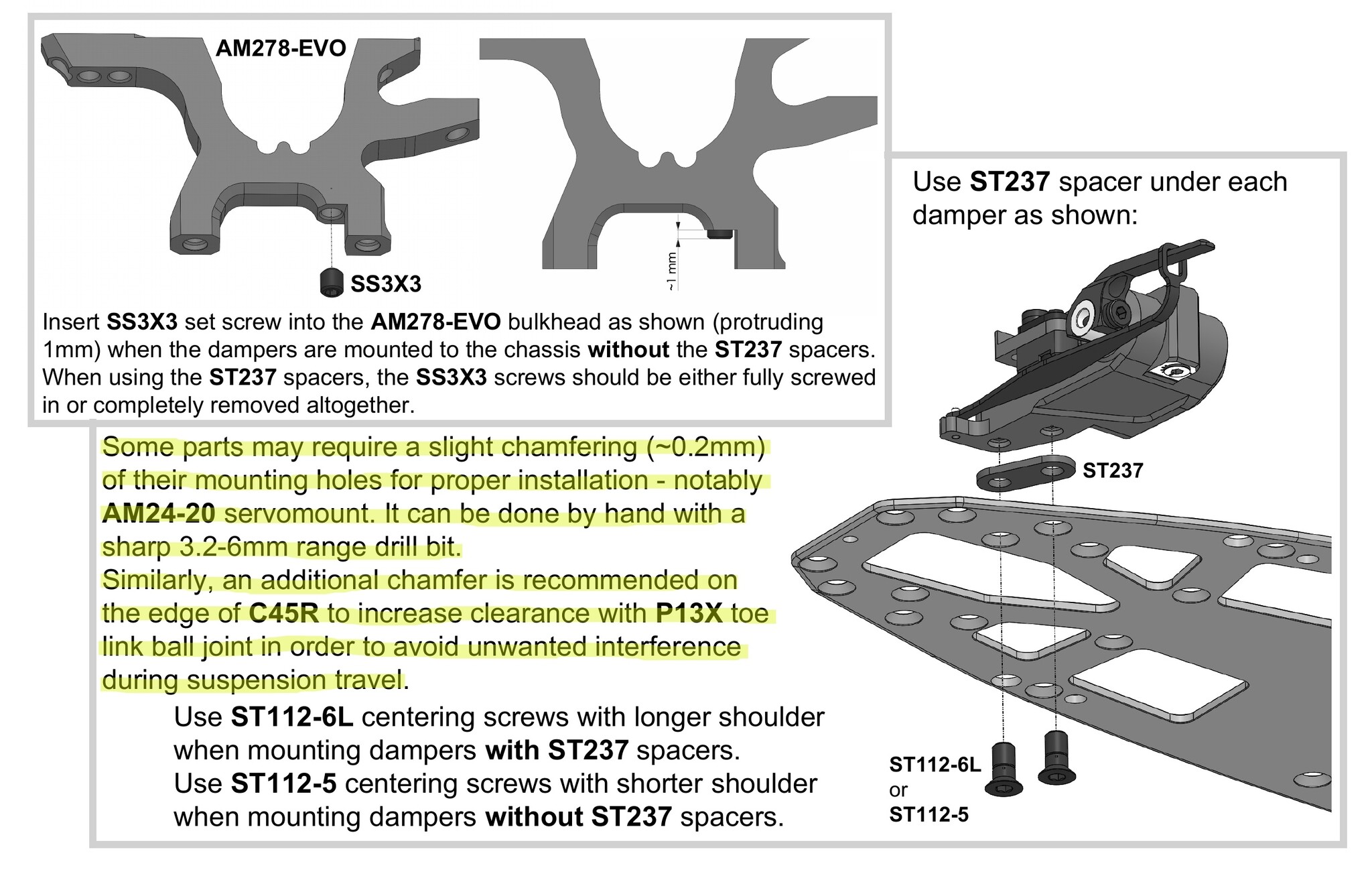 A800-SCC SCC - Steel Chassis Conversion Set - Michael's RC Hobbies