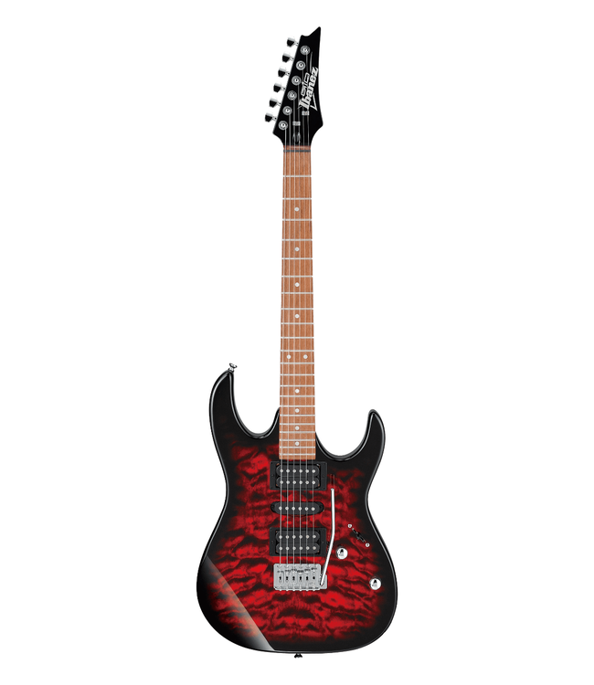Ibanez RG GRX70QA - Transparent Red Burst - Get Loud Music