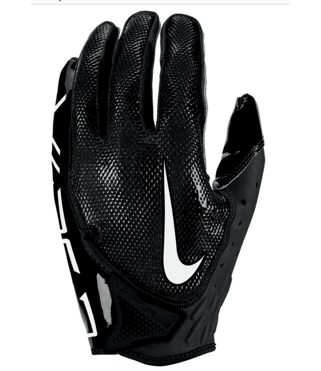Nike Youth Vapor Jet Football Gloves Blk/Wht - Athlete's Choice