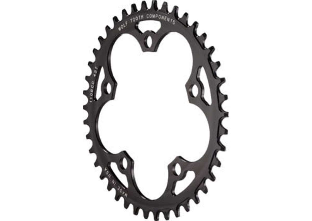 Wolf Tooth 110 BCD Cyclocross and Road Chainring - 42t, 110 BCD, 5