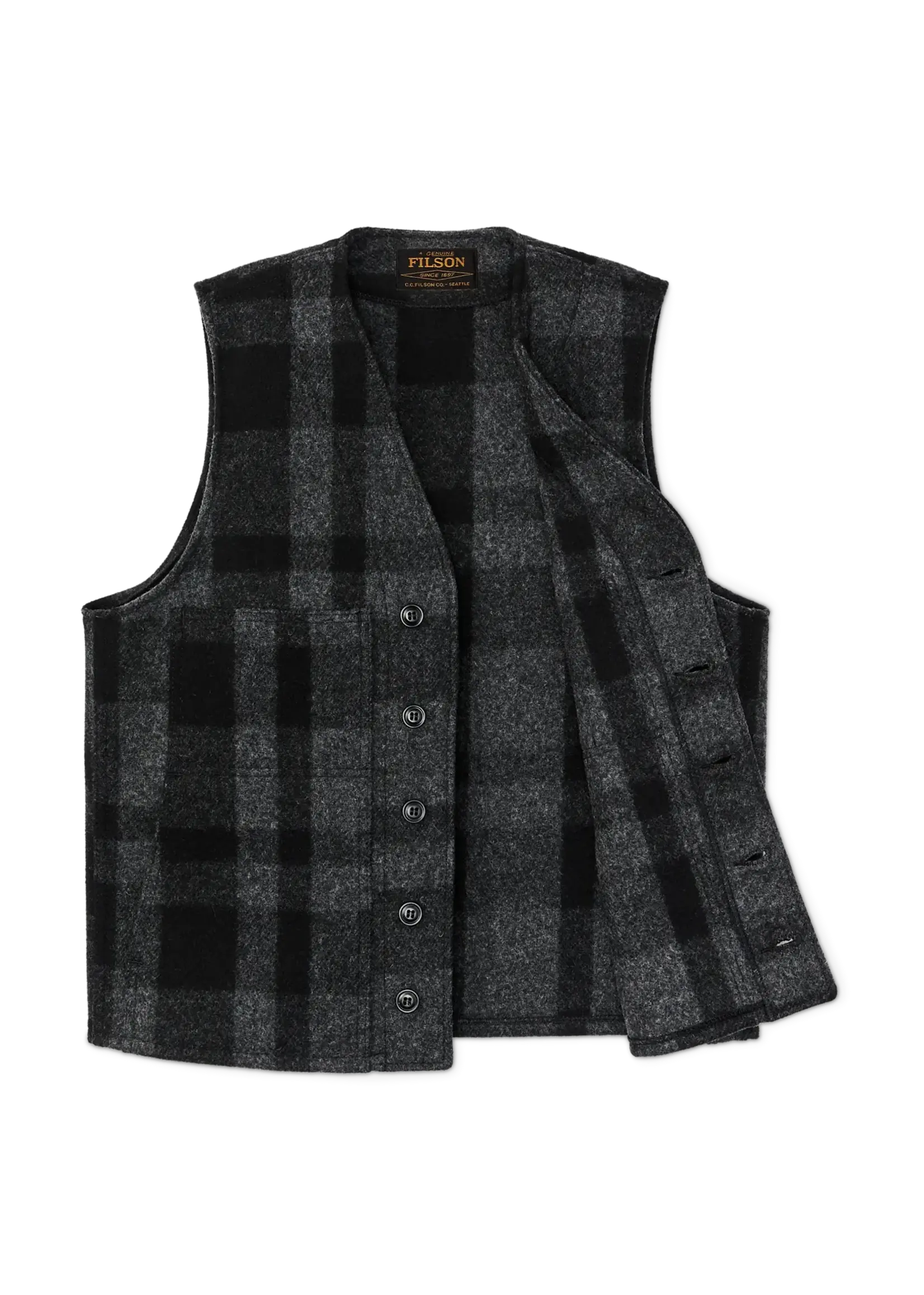 Filson No. 20266328 Mackinaw Wool Vest - Hewlett & Dunn