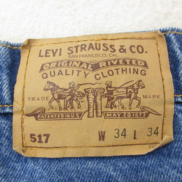 Levis 517 リーバイス517 赤タブw38 USA製