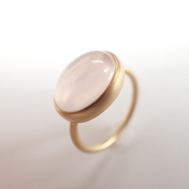 宅配買取センターでマリハのK18YGを使用した、ローズクォーツのアース