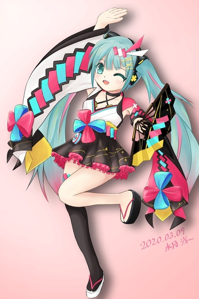 イラスト「まつりちゃん（マジミラ2020ちゃん）」