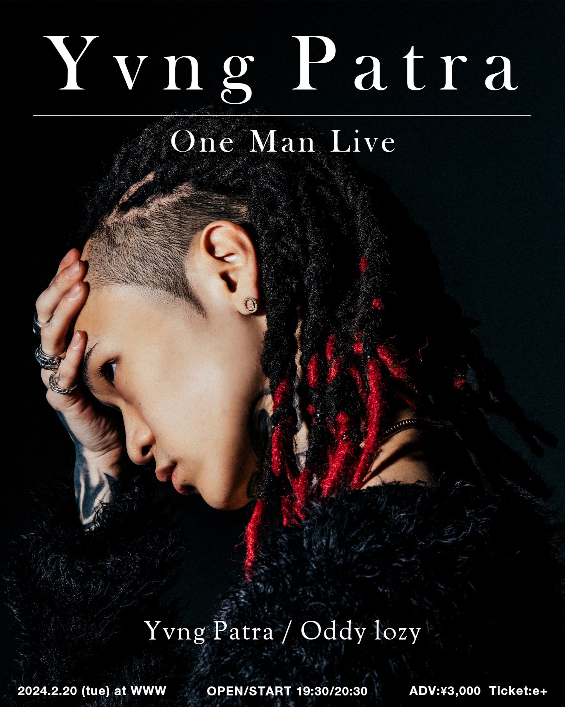 新潟県出身のラッパー・Yvng Patraが自身初となるワンマンライブを渋谷