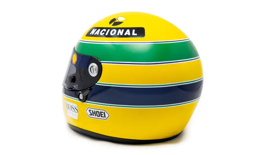 1992 Ayrton Senna McLaren-Honda Formula 1 Shoei Helmet | Shift