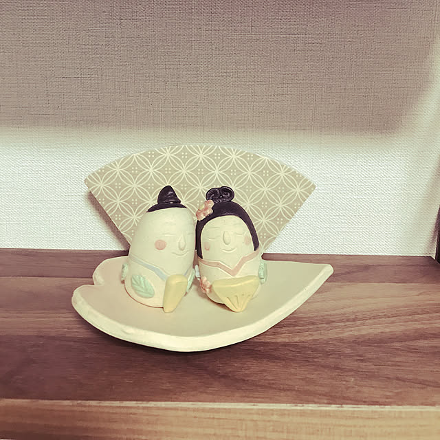 極美品☆岡崎順子 陶器製 雛人形(白)セット ひな祭り 3段飾り