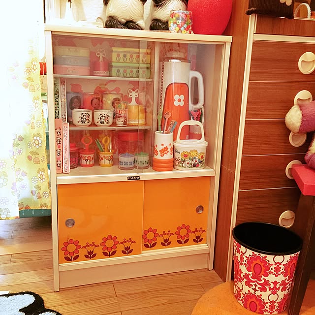 懐かしくて新しい！レトロポップなキッチンを彩る雑貨たち | RoomClip