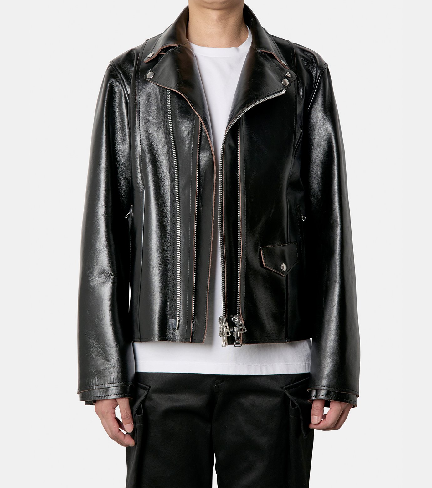 サカイ - sacai | Leather Jacket-Black-2の通販 | RESTIR リステア