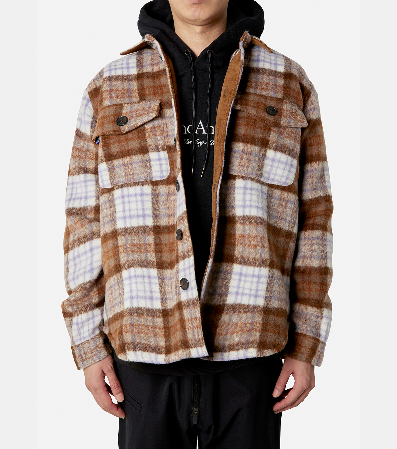 ウィンダンシー - WIND AND SEA | SHAGGY PLAID CPO SHIRT | RESTIR