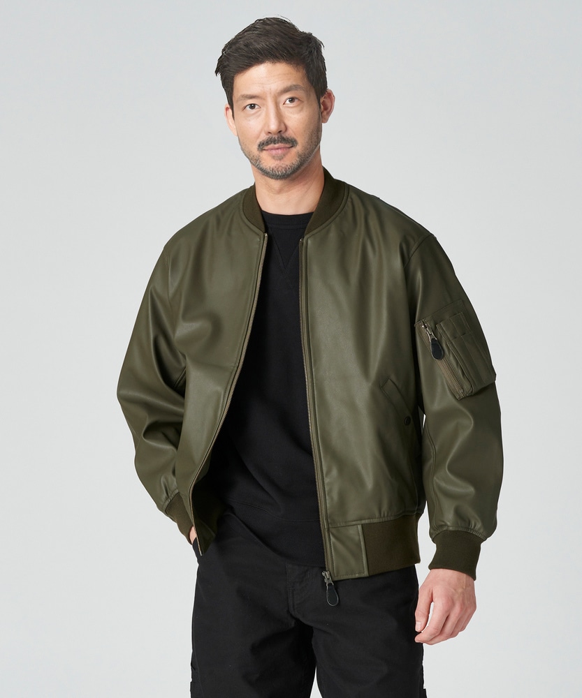MA-1 フライトジャケット USAFタイプ オリーブ M相当 短丈 MA-1