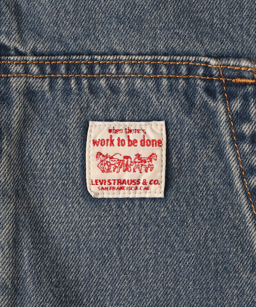 WORKWEAR」デニムフードジャケット(M 中濃加工色): ジャケット