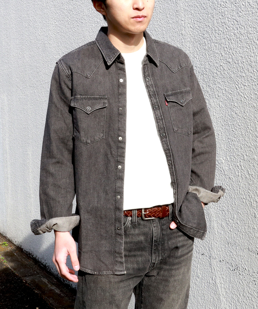 JACKSON WORKER」デニムシャツ(L ブラック): トップス｜Right-on公式