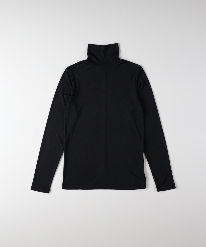 調温ハイネック長袖Tシャツ(WEB限定価格 2/23まで)(S ブラック