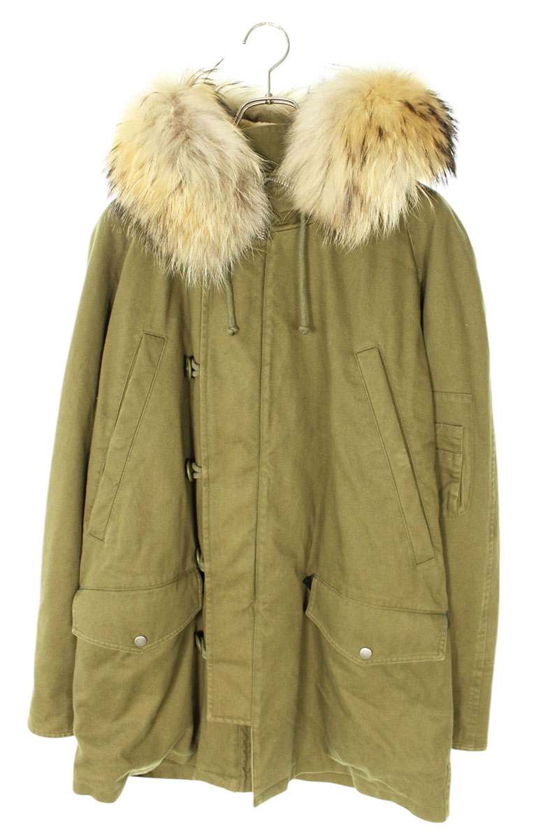 SAINT LAURENTラクーンファーモッズコートサンローランパリ