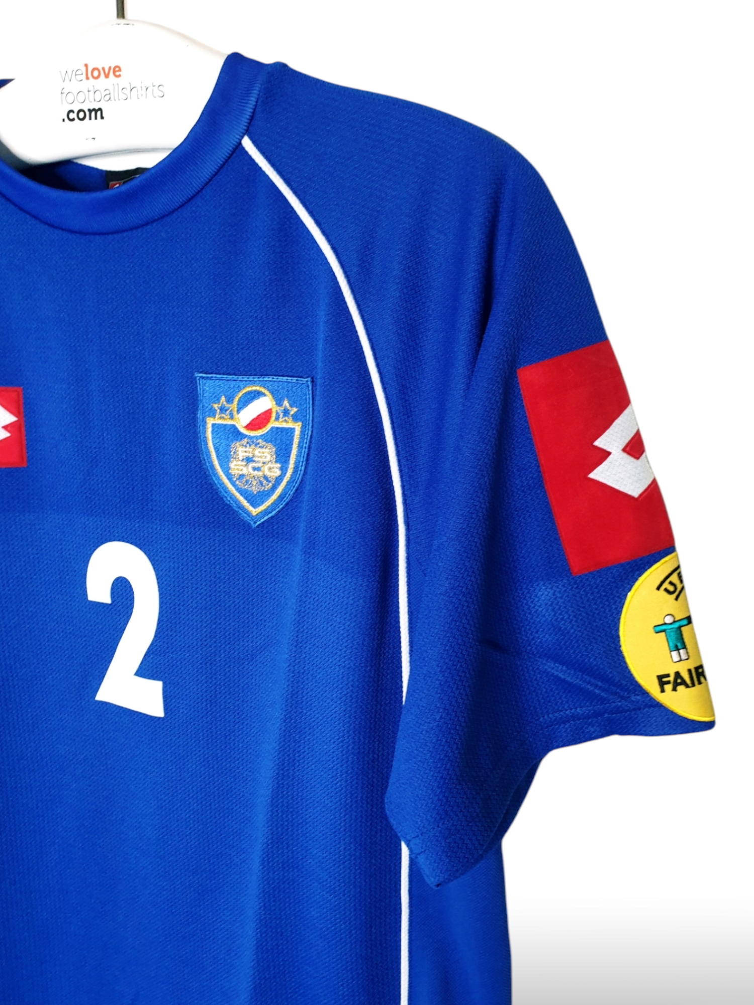 Lotto Match-Prepared football shirt Yugoslavia 2003/04