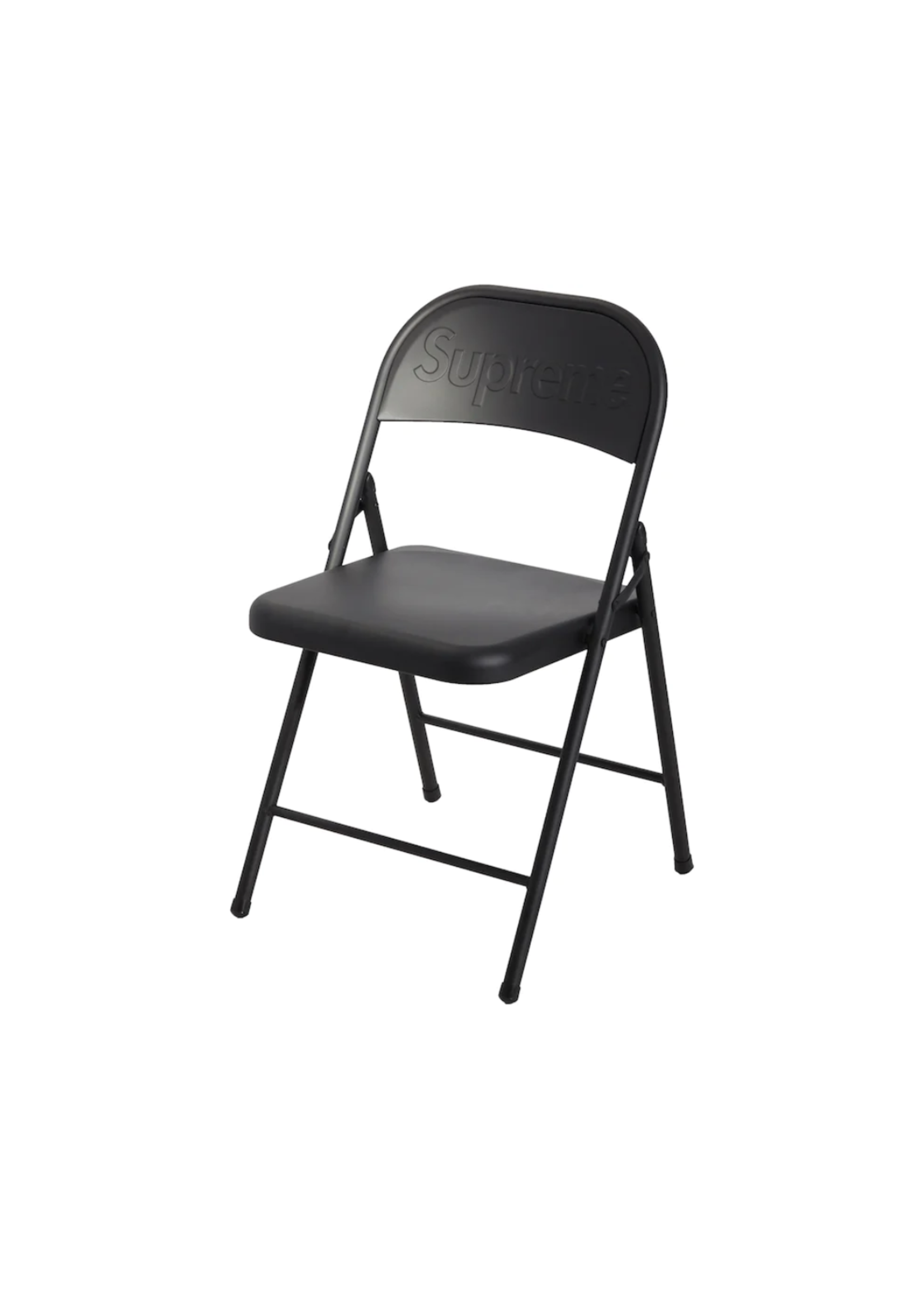 Supreme Metal Folding Chair Black -