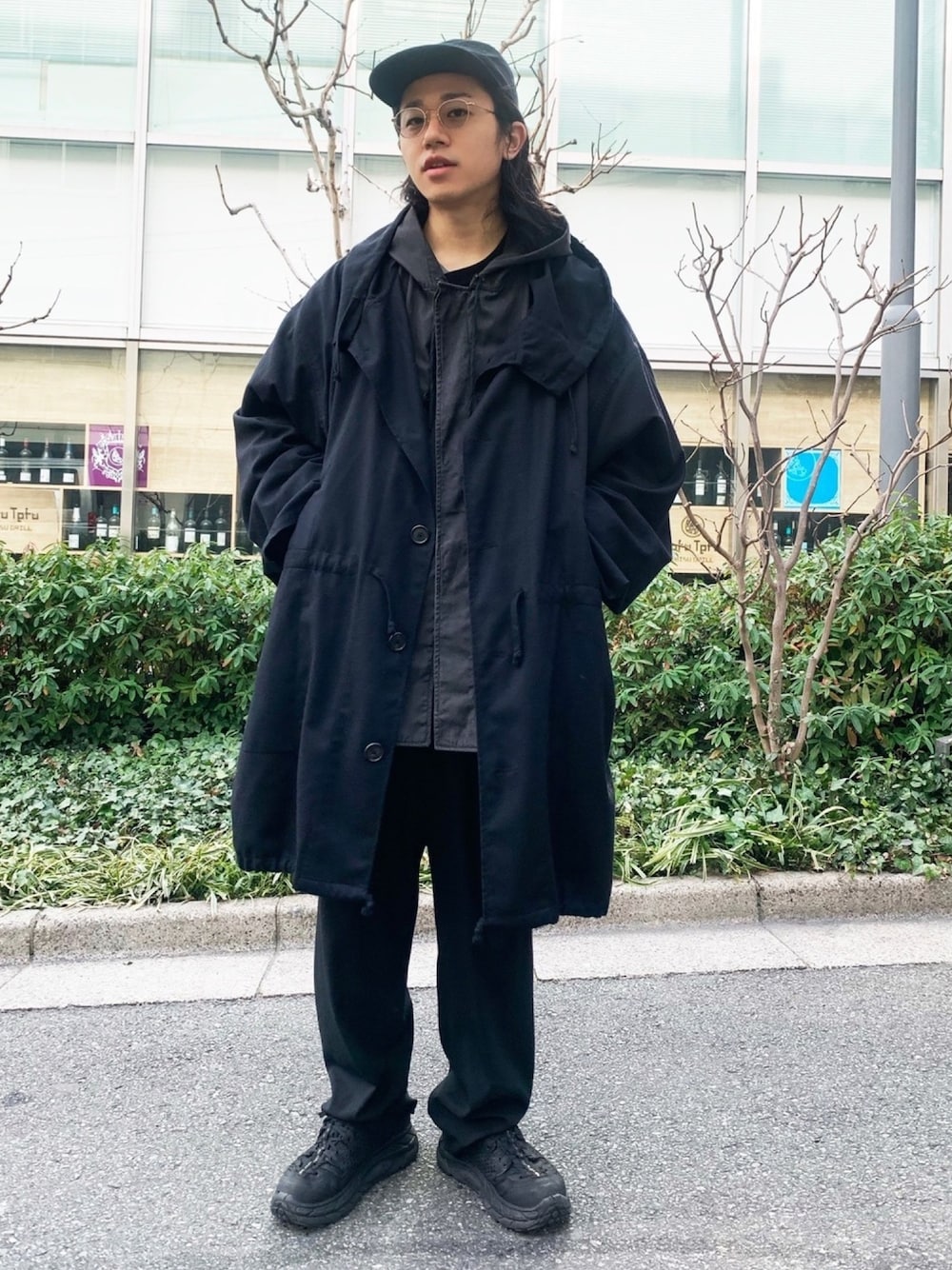 Ann DEMEULEMEESTERのモッズコートを使ったメンズ人気ファッション