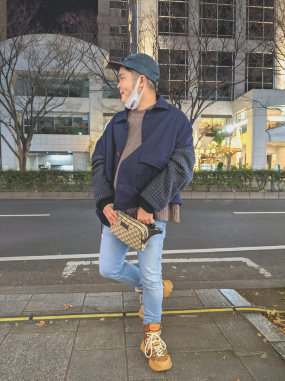 GUCCIのボディバッグ/ウエストポーチを使ったメンズ人気ファッション
