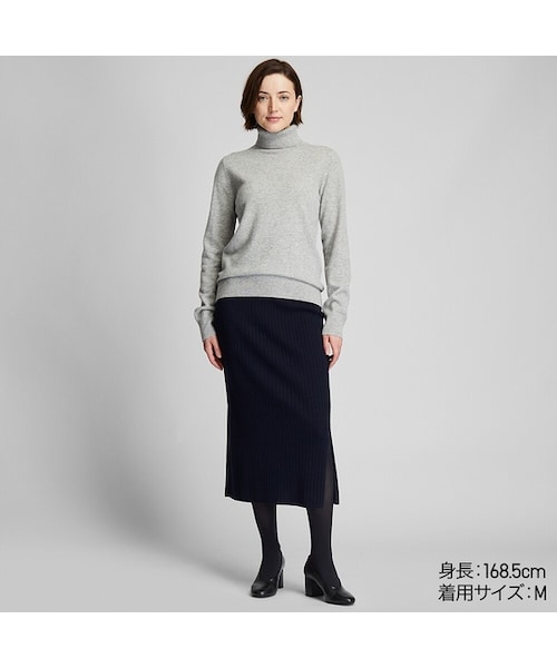 UNIQLO（ユニクロ）の「カシミヤタートルネックセーター（長袖
