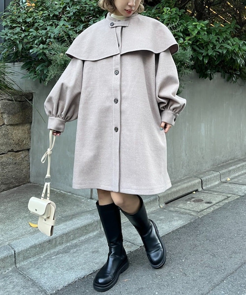 CIAOPANIC（チャオパニック）の「【2023SSアイテム】ケープ付きニット
