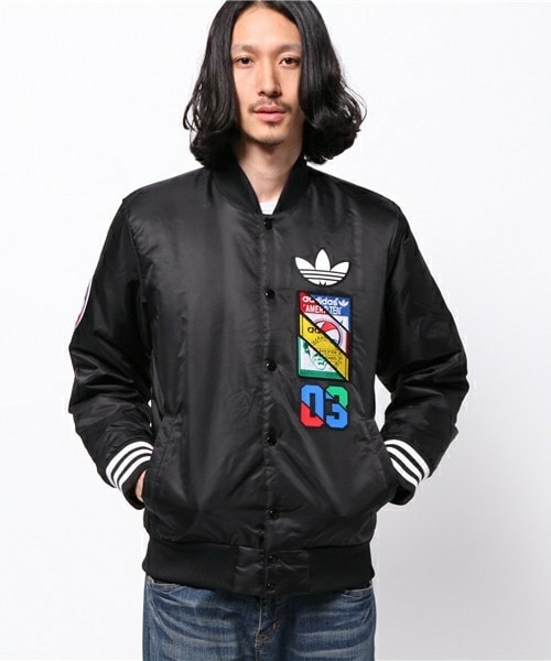 adidas（アディダス）の「メンズ アディダス ナイロン スナップ