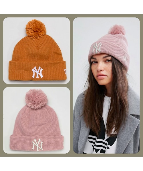 GUCCI（グッチ）の「New Era ニューエラ NYロゴ ポンポン ニット帽