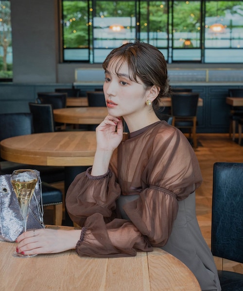 Kastane（カスタネ）の「【8.19(土)12:00発売】Tulle layered bare