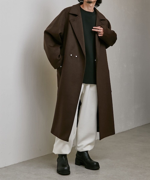 Lui's（ルイス）の「ハイクオリティ メルトンオーバーコート（）」 - WEAR
