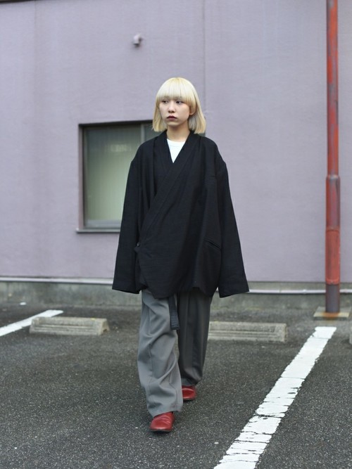 BISHOOL（ビシュール）の「BISHOOL Wool Gabardine KIMONO Drape