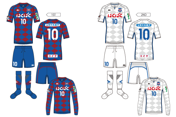 ヴァンフォーレ甲府 夏季限定ユニ 2018 2018夏季限定ユニフォーム