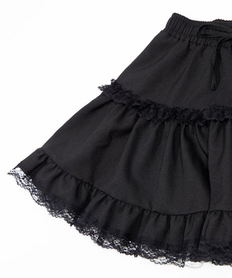 レースティアードミニスカート[商品：PN26SS-016] - PUNYUS Online