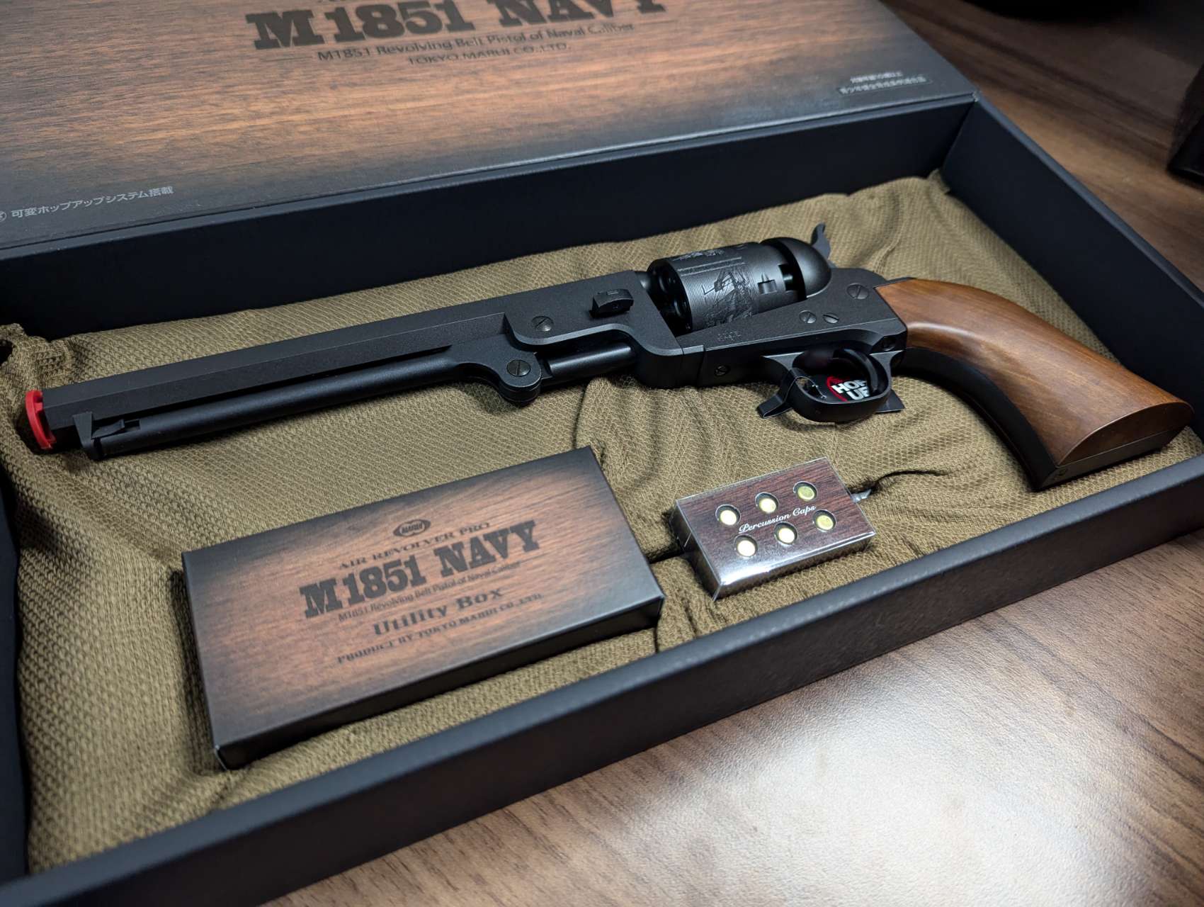 再生産】エアーリボルバー プロ M1851 NAVY【対象年令 10才以上用