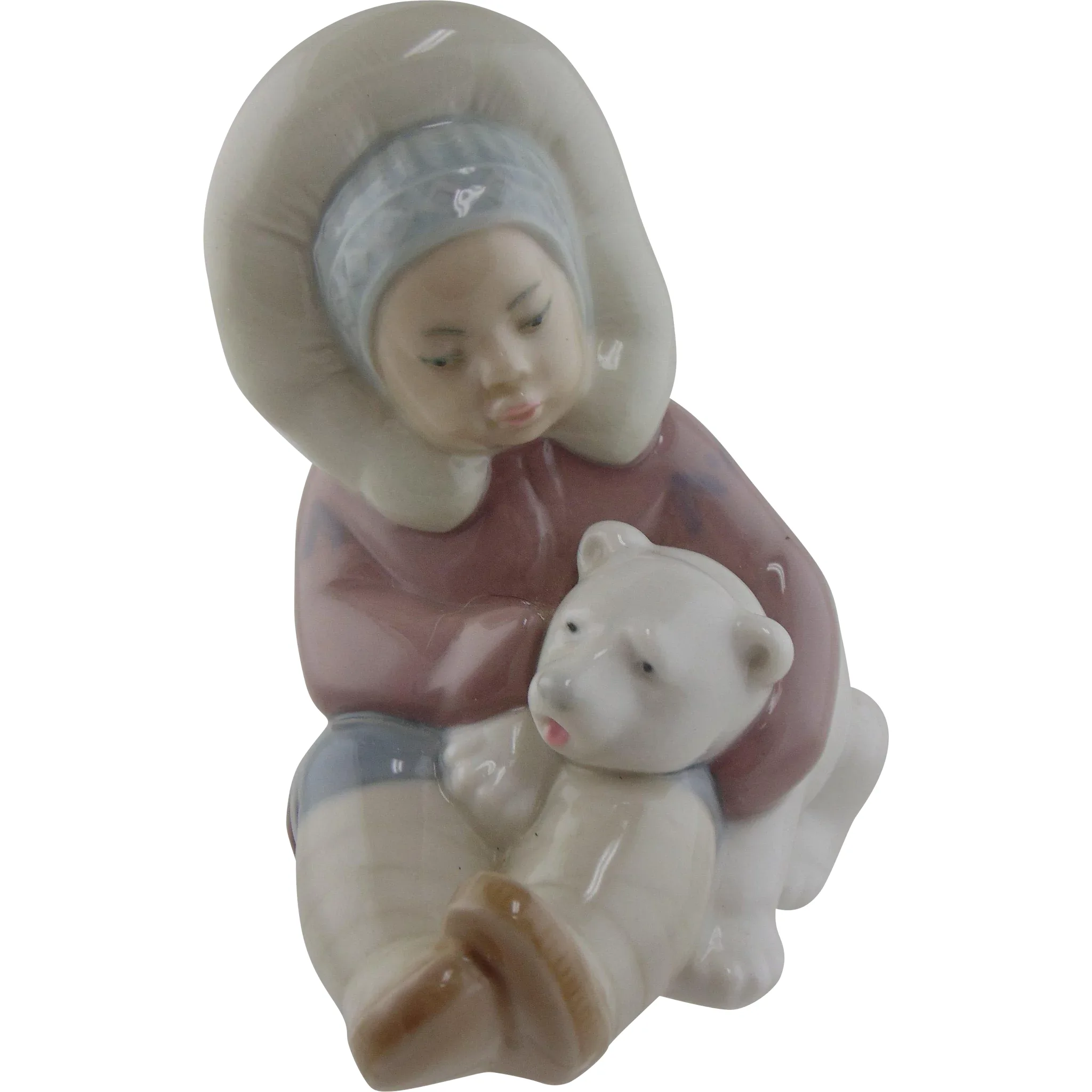 Lladro-Figurine-Eskimo-Child-