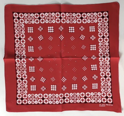 送料無料 10%OFF】タイ 1950年代 ヴィンテージ バンダナ 21 x 20インチ