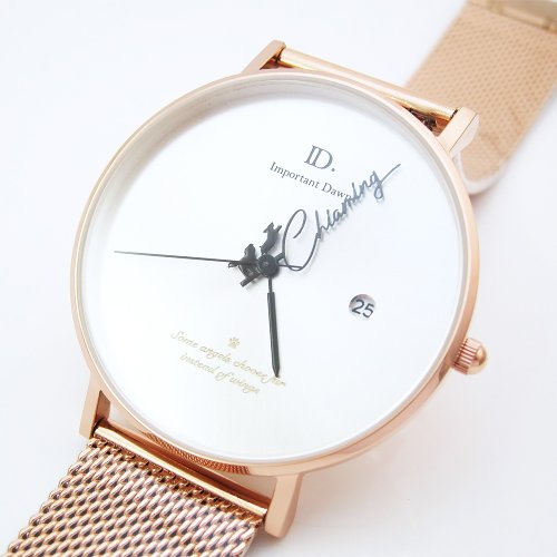 送料無料】台湾 【オーダーメイド時計ギフト】記念犬（一針オーダー