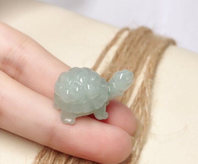 送料無料 40%OFF】台湾 【幸運・長寿】氷翡翠亀の置物 | 天然ビルマ産A
