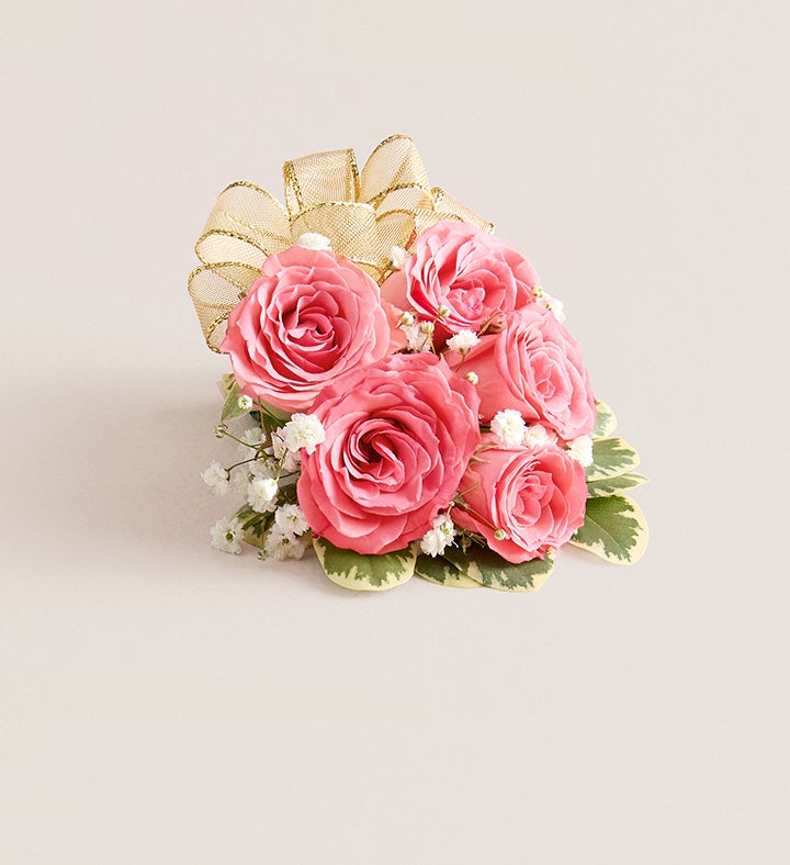 Pink Spray Rose Corsage | 1800Flowers.com