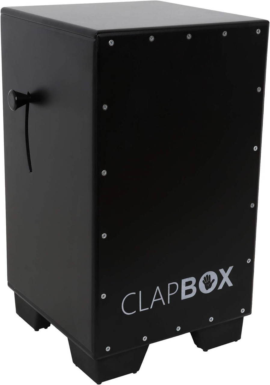 Clapbox Black Cajon CB50 Oak Wood - Adjustable Snare Cajon - Most