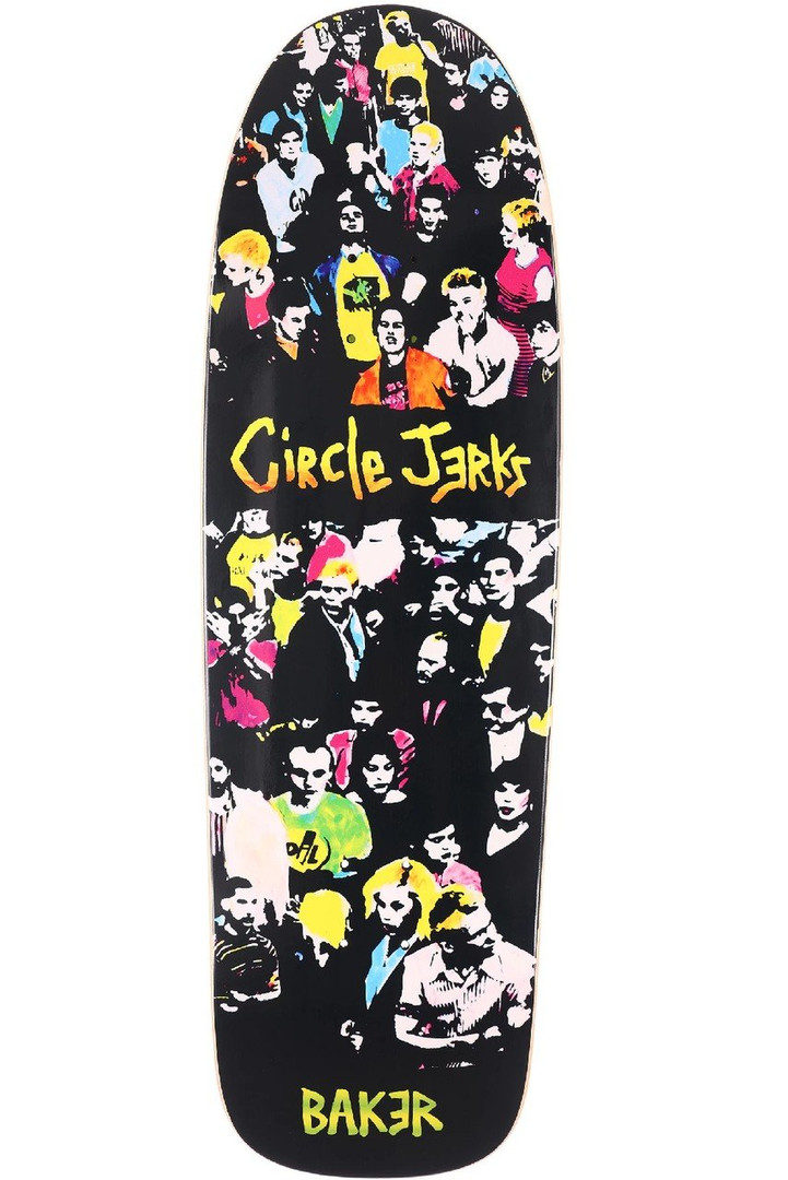 Baker Baker x Circle Jerks Album Art Skateboard Deck - Nuclear Waste