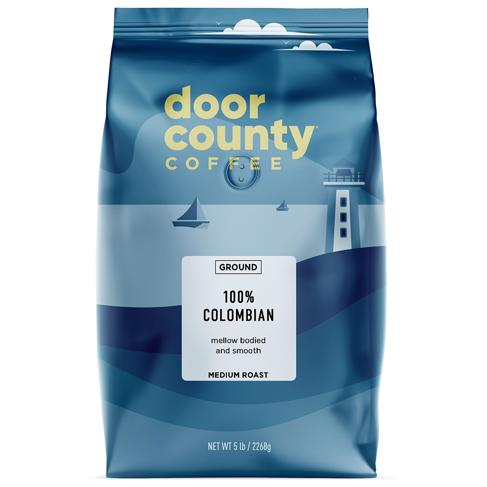 Colombian Coffee 5 lb. Ground | Door County Coffee