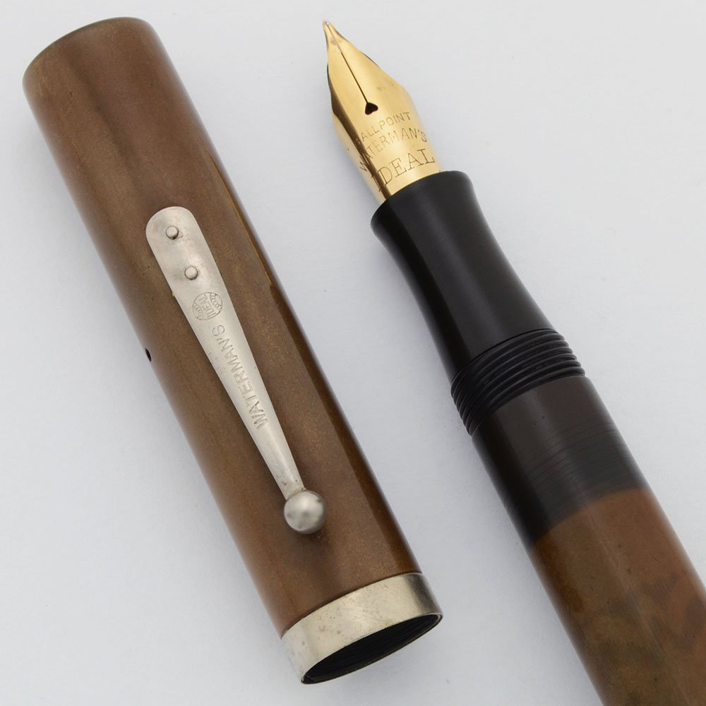 Waterman 55 Fountain Pen (1925) - BCHR, Nickel Trim, Lever Filler