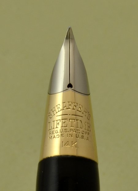 Sheaffer Lifetime Tuckaway 1250 Fountain Pen - 1942, Grey Striated
