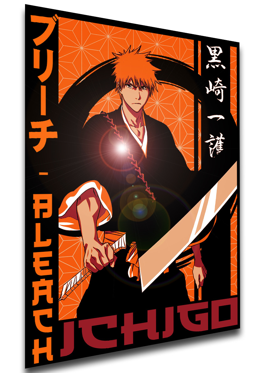 Poster Japanese Style - Bleach - Ichigo Kurosaki Variant 01 SA1072