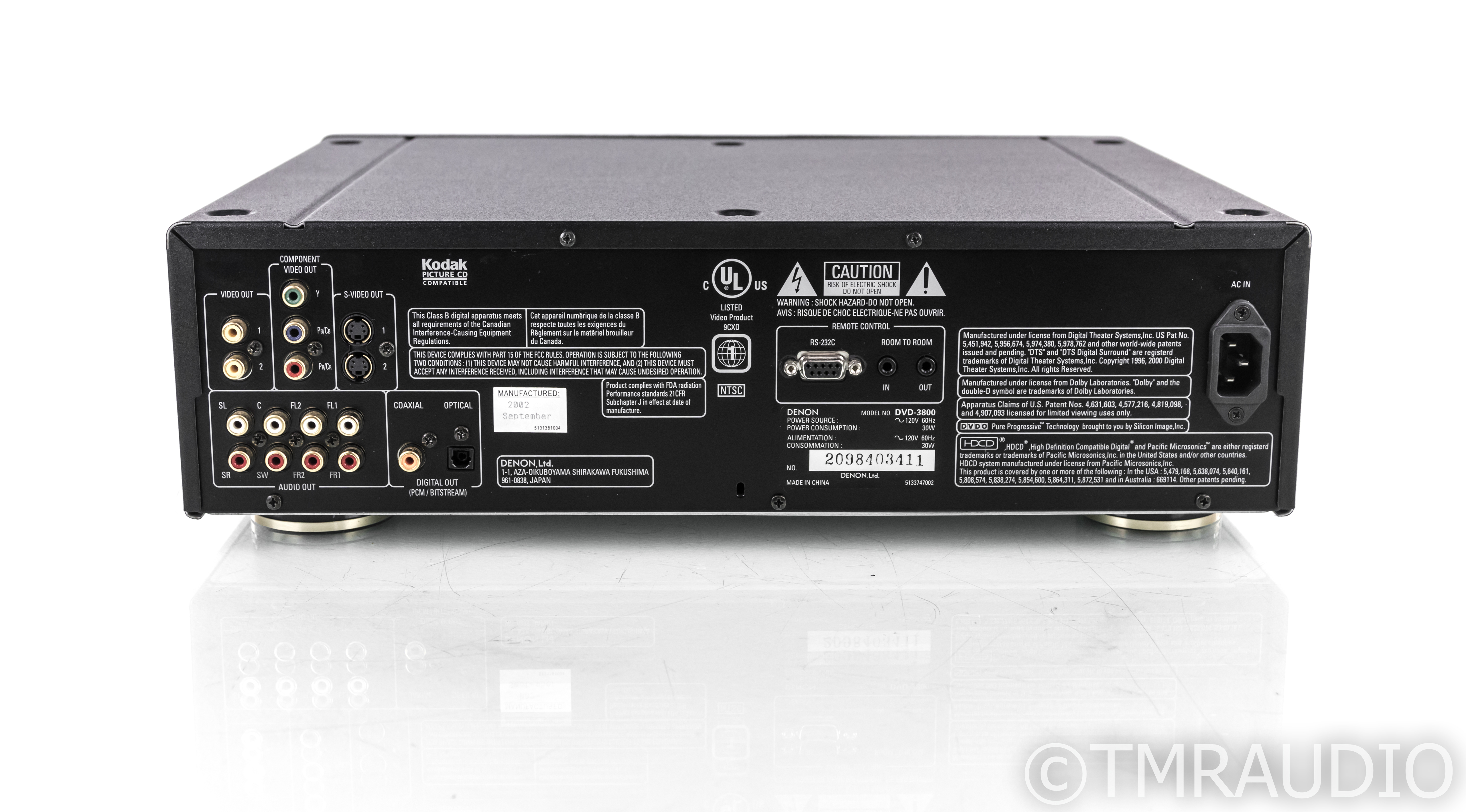 Denon DVD-3800 DVD / CD Player