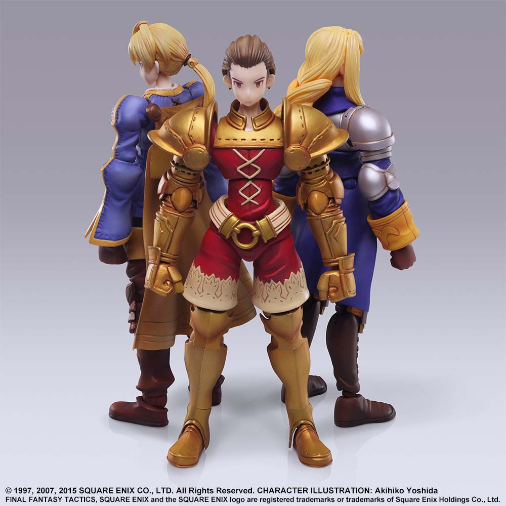 FINAL FANTASY TACTICS BRING ARTS ACTION FIGURE - DELITA HEIRAL