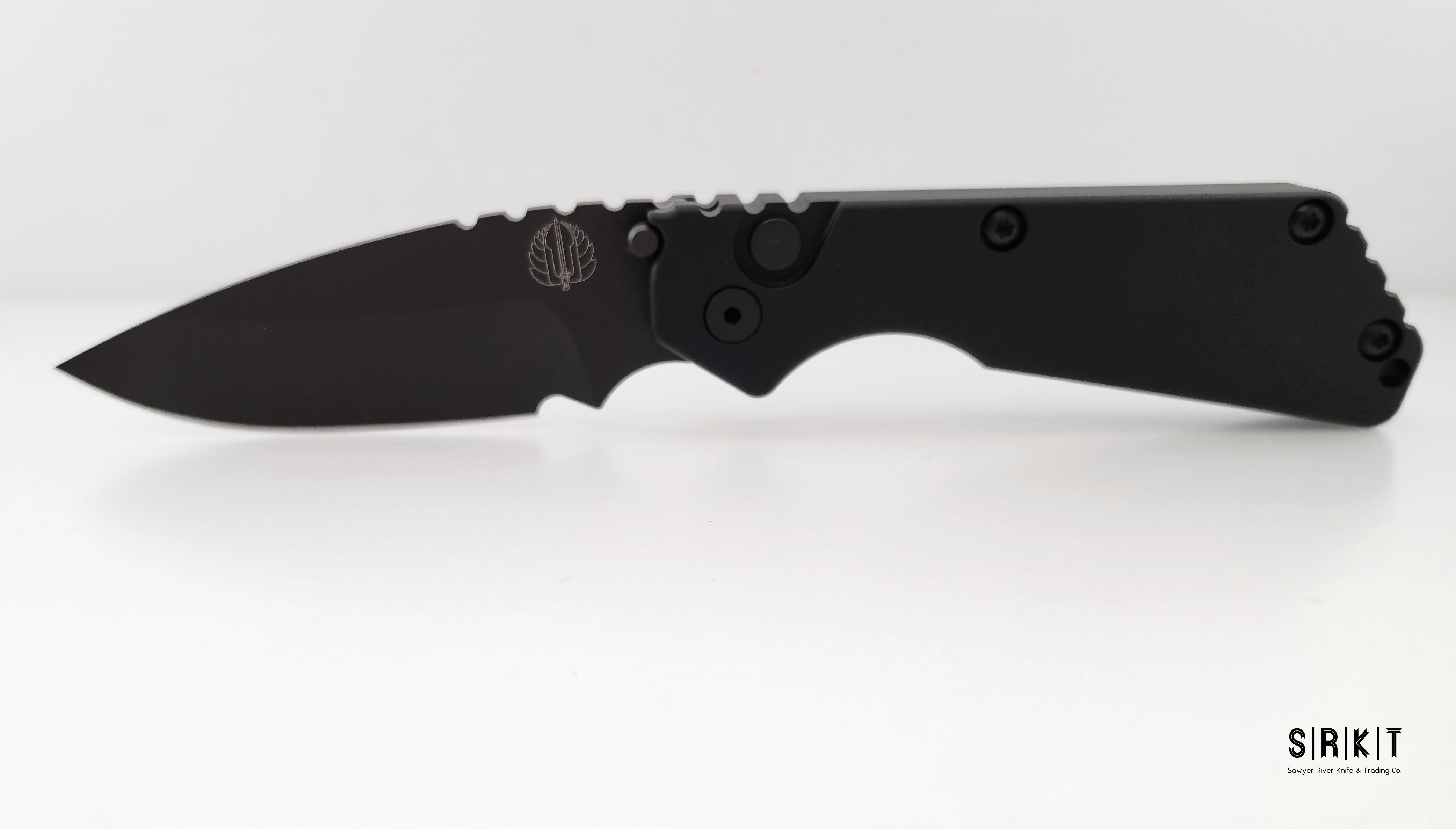 Pro-Tech Strider SnG Auto 2403 @ SRKT Tactical Black 154CM Blade