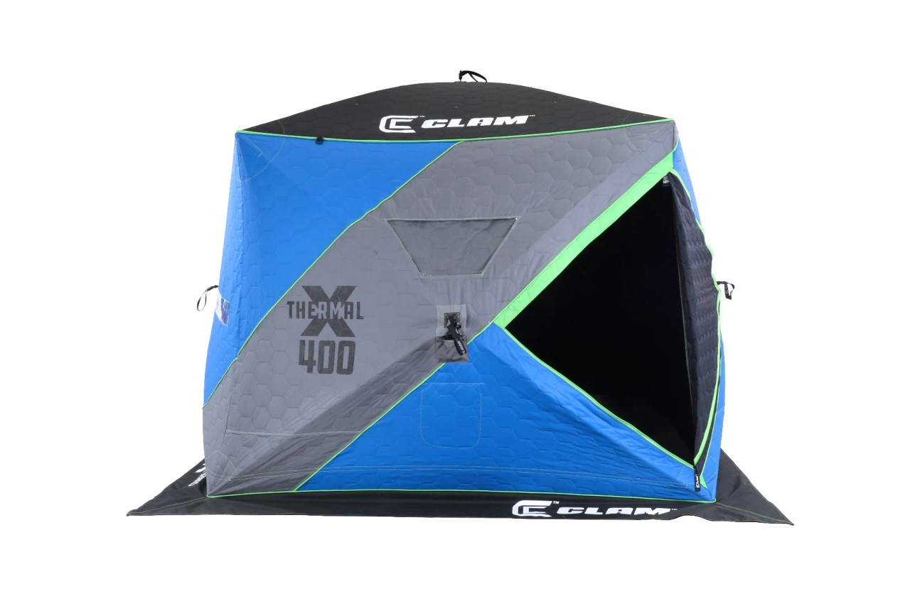 Clam Fish Trap Kenai Pro Portable Ice Shelter 1 Man (Clam 9710)